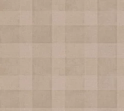 Vliestapete Karo Muster Textil Optik Braun 38664-1