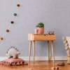 Vliestapete Kinder Einfarbig Betonoptik Dunkelgrau 77179-6
