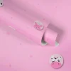 Vliestapete Kinder Tiere Sterne Blasen rosa weiß 38143-2