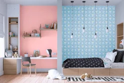 Vliestapete Kinder Uni-Design apricot 38316-7