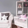Vliestapete Kinder Uni-Design dunkelgrau 38323-5