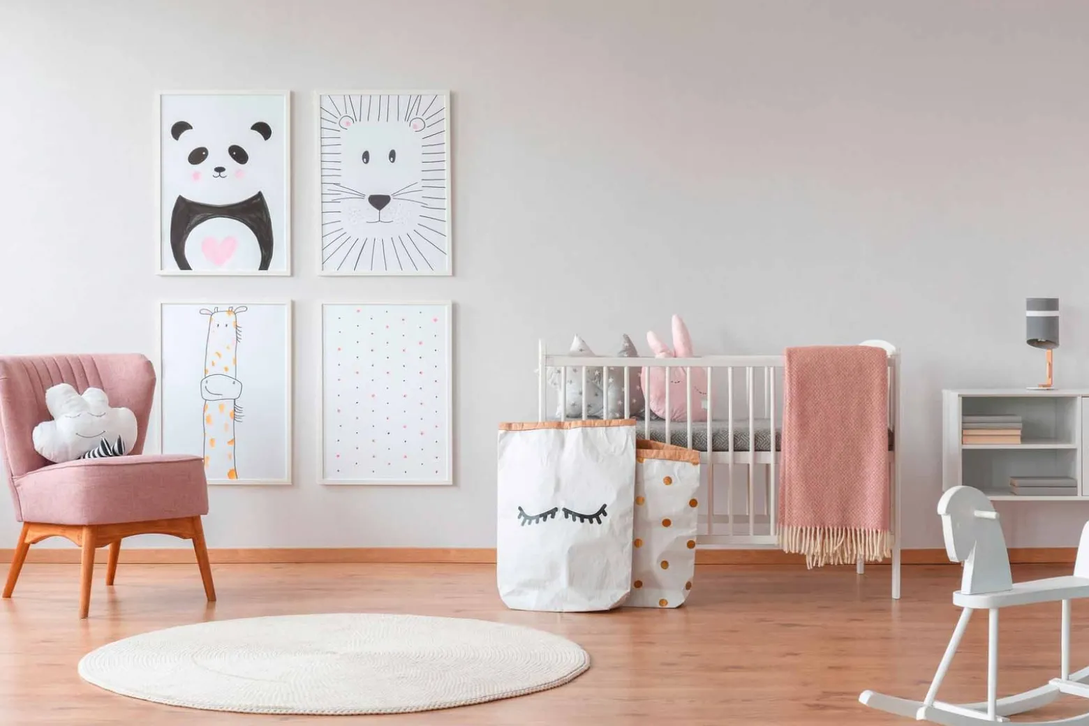 Vliestapete Kinder Uni-Design creme 38319-8