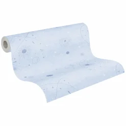 Vliestapete Kinder Weltall Himmel Blau 77131-2