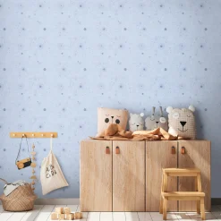Vliestapete Kinder Weltall Himmel Blau 77131-2