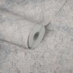 Vliestapete Klassik Barock beige blau Mata Hari 38093-1