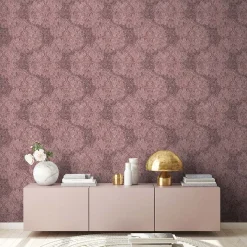 Vliestapete Klassik Barock rosa rot Mata Hari 38093-2
