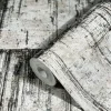 Vliestapete Kork Patina grau silber Metallic 85748