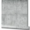 Vliestapete Kork Patina hellgrau silber Metallic 85752