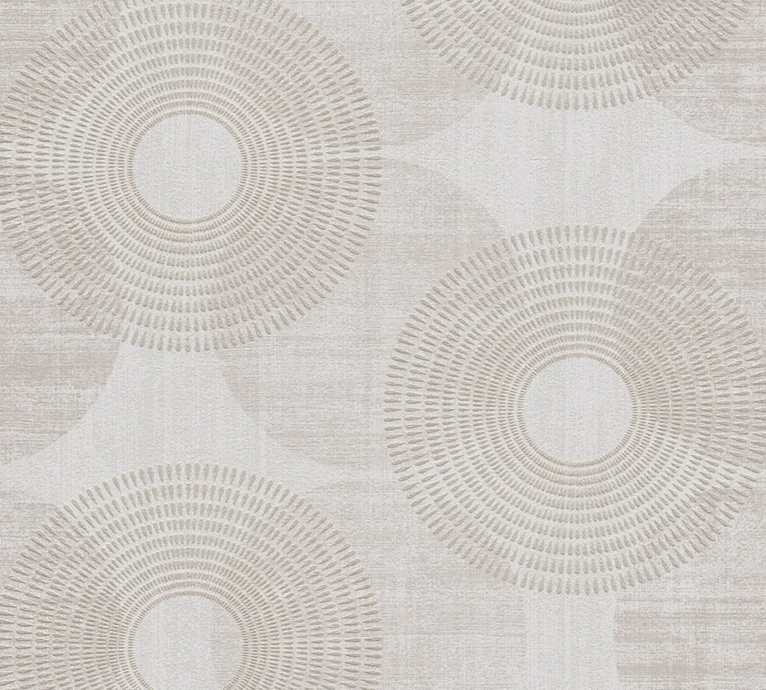 Vliestapete Kreise Grafik greige Glitzer 37832-3