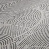 Vliestapete Kreise Grafik grau silber Metallic 37900-2