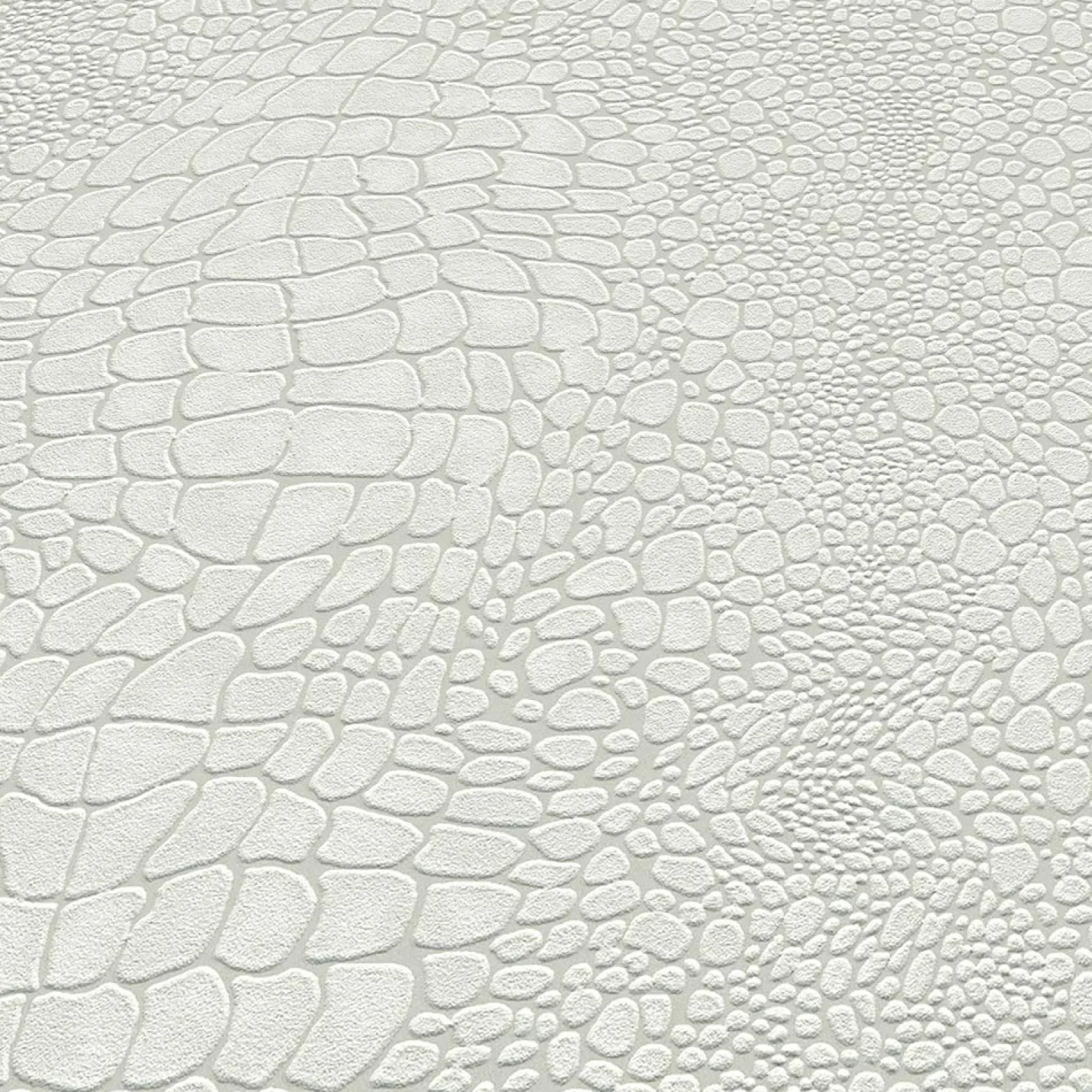Vliestapete Krokodil Muster Creme Grau Metallic 10529-14