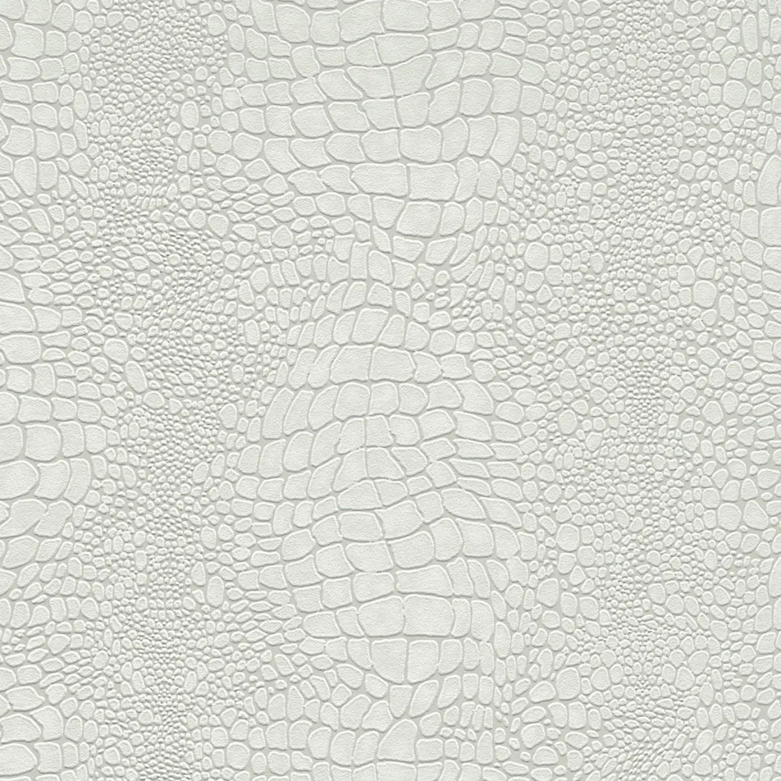 Vliestapete Krokodil Muster Creme Grau Metallic 10529-14