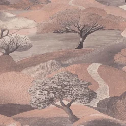 Vliestapete Landschaft Wald Braun Beige 10433-32