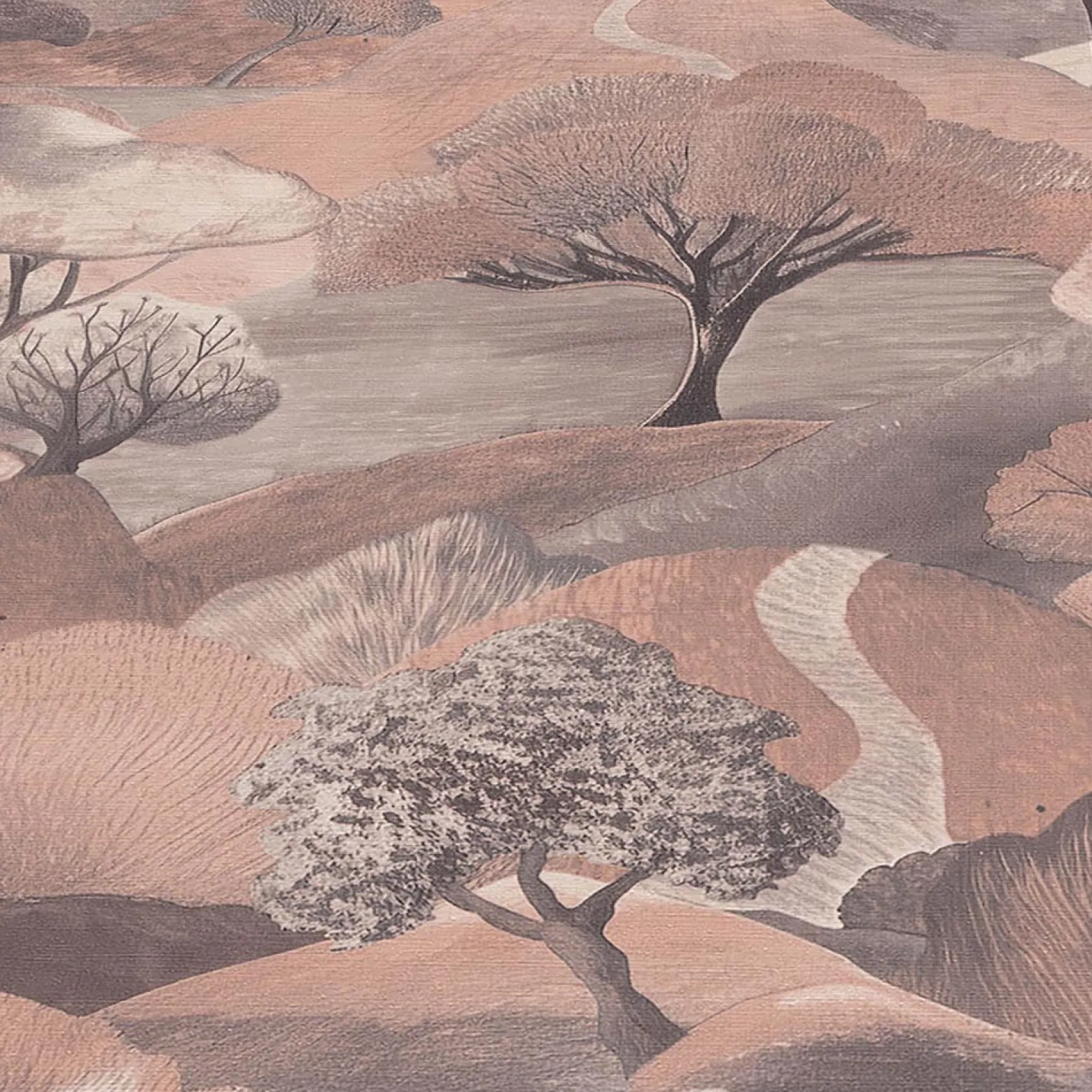 Vliestapete Landschaft Wald Braun Beige 10433-32