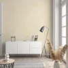 Vliestapete Leinen-Optik beige-gelb Metallic 32424