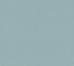 Vliestapete Leinenoptik Einfarbig Blau 39547-6