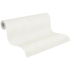 Vliestapete Leinenoptik Modern Weiß 39339-1