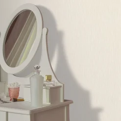 Vliestapete Linien Abstrakt Creme Rosa Metallic 10351-05