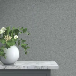 Vliestapete Linien Abstrakt Grau Silber Metallic 10383-47