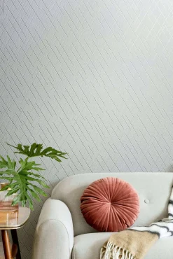 Vliestapete Linien Rauten Creme Perlmutt Metallic 82405