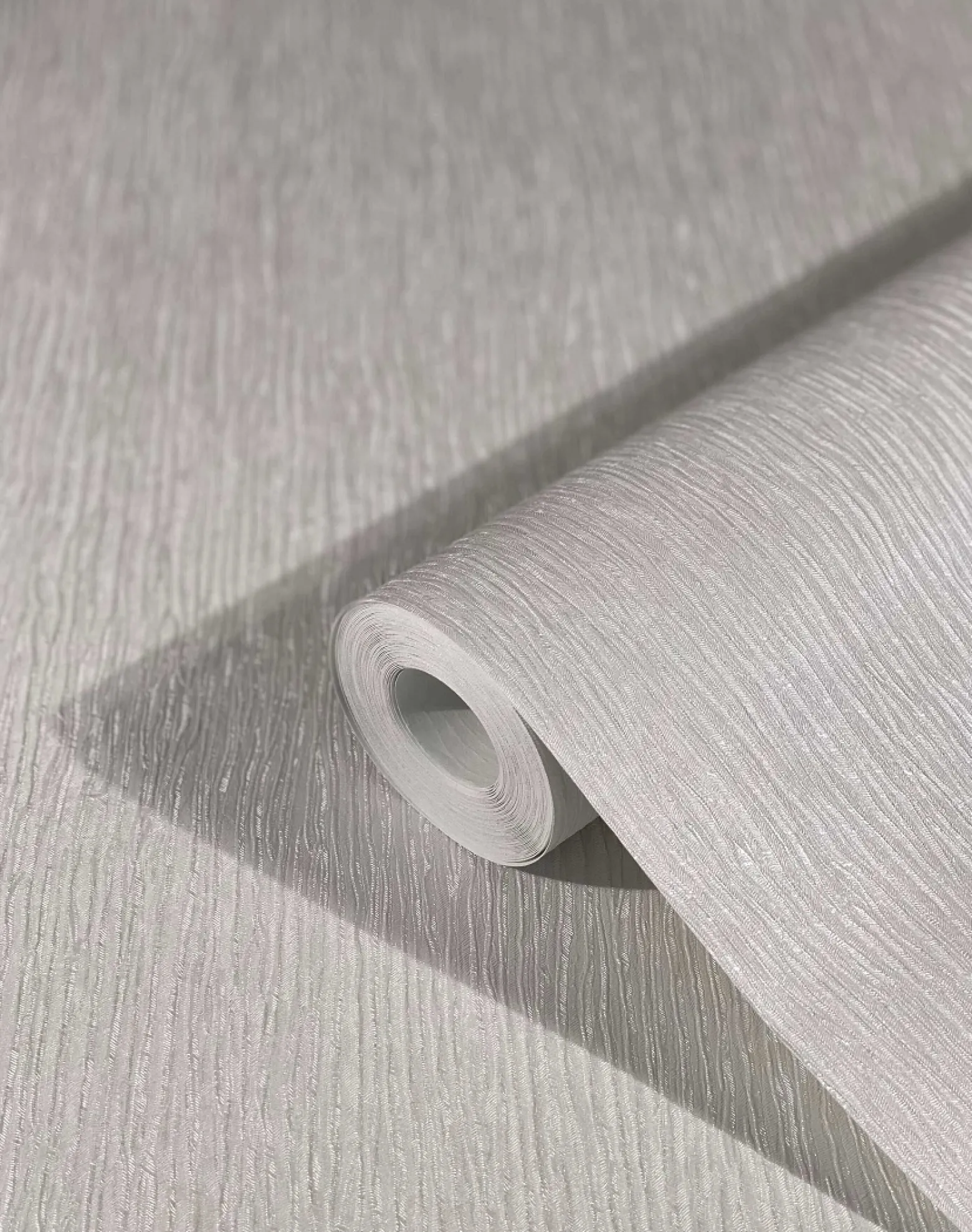 Vliestapete Linien Seiden-Optik Metallic grau 32622