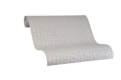 Vliestapete Marburg Dreiecke creme metallic 84851