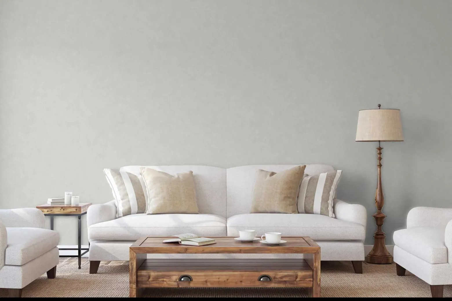 Vliestapete Marburg Granulatstruktur weiß-beige 84887