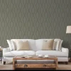 Vliestapete Marburg Ikat Grafik platin metallic 84856