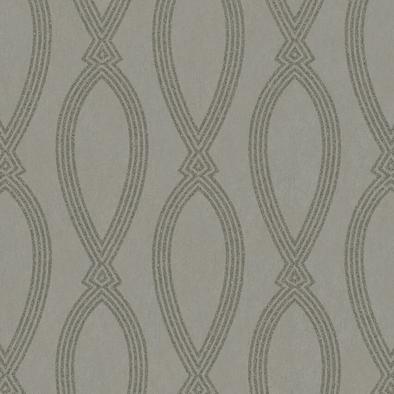 Vliestapete Marburg Ikat Grafik grau metallic 84855