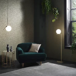 Vliestapete Marburg Streifen platin gold metallic 84857
