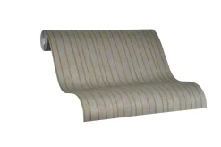Vliestapete Marburg Streifen platin gold metallic 84857