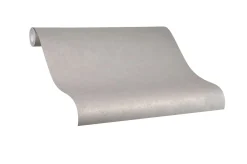 Vliestapete Marburg Uni Meliert grau metallic 84854