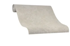 Vliestapete Marburg Zick-Zack Linie grau metallic 84883