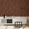 Vliestapete Marmor Muster braun silber Glanz 37855-3
