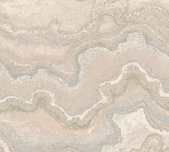 Vliestapete Marmor Optik Beige Silber Metallic 39659-6