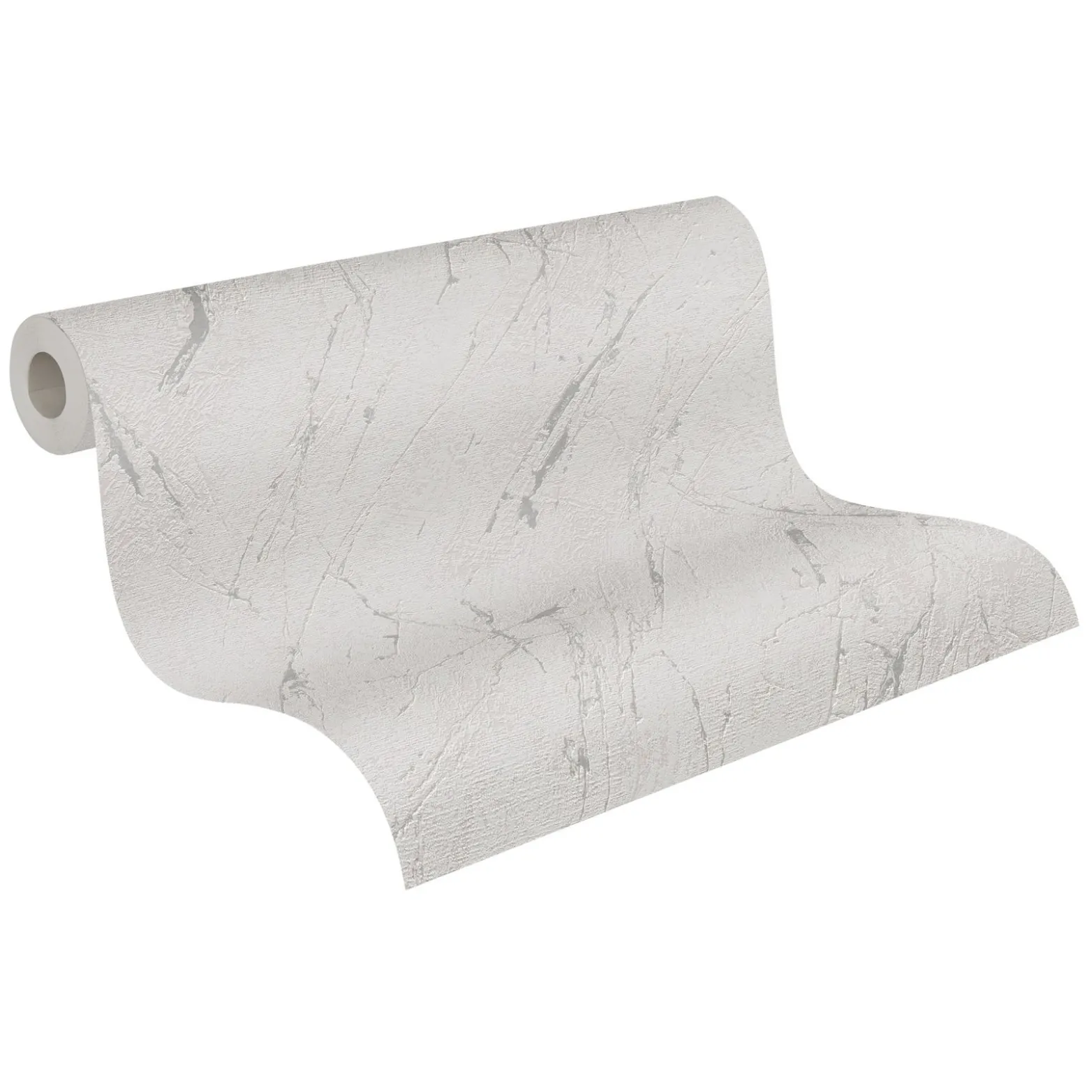 Vliestapete Marmor Optik Grau Silber Metallic 39336-1
