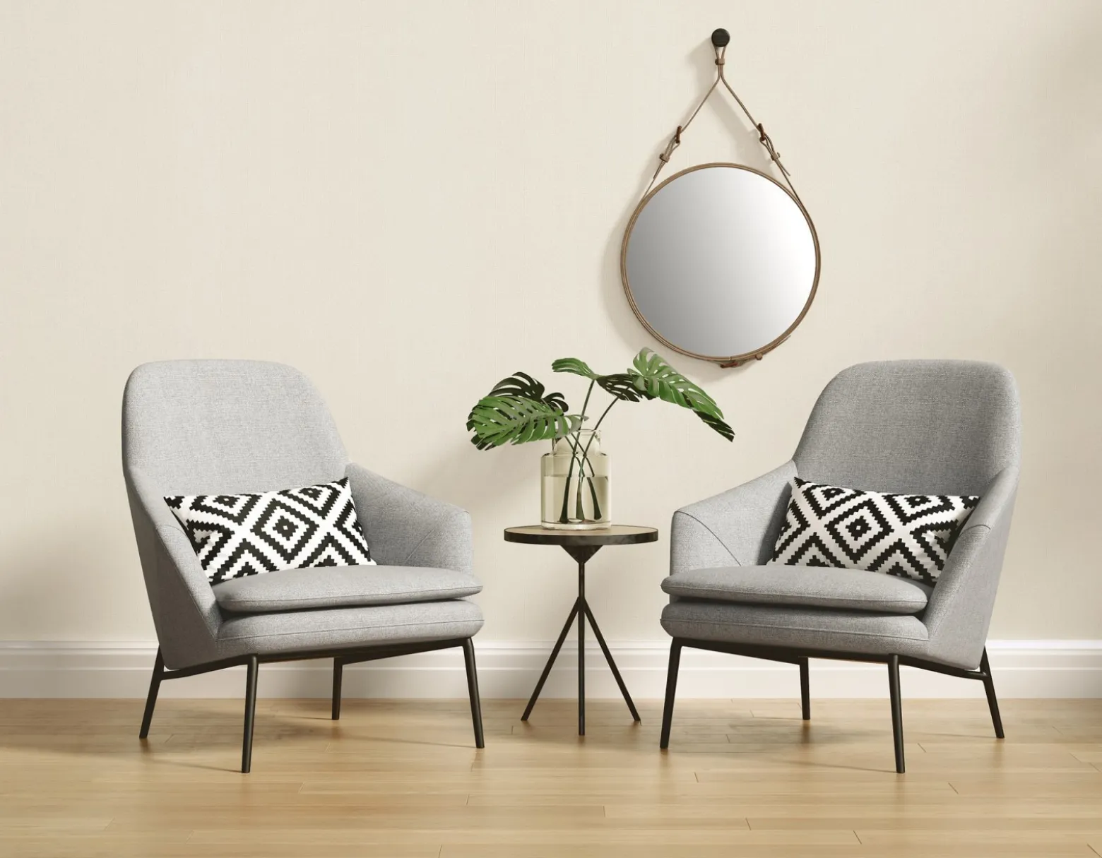 Vliestapete Meliert cremebeige livingwalls Hygge 36378-2