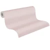 Vliestapete Meliert Textiloptik Rosa Creme 36379-5
