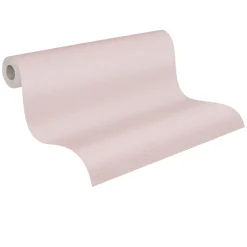 Vliestapete Meliert Textiloptik Rosa Creme 36379-5