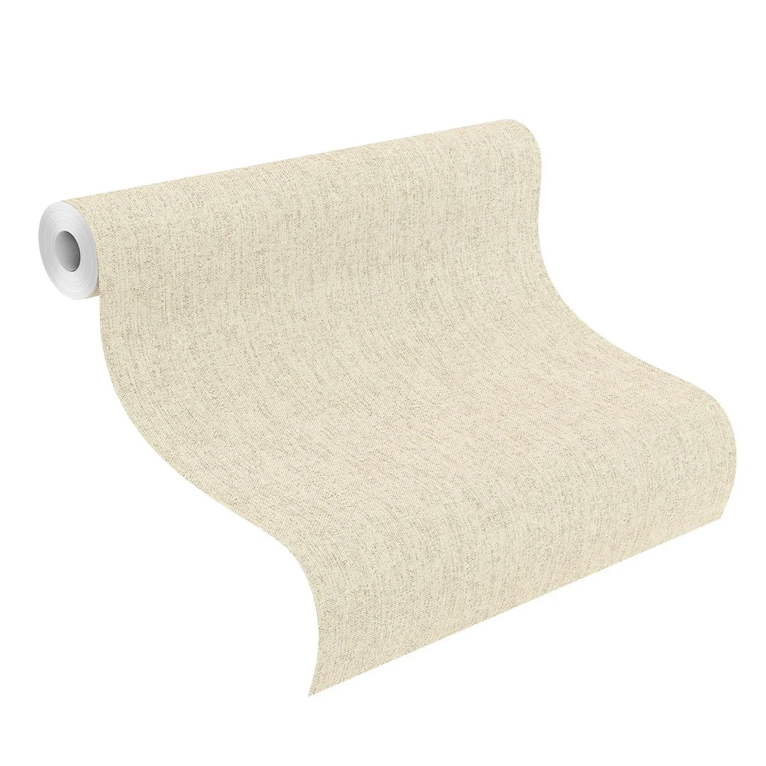 Vliestapete meliert Uni beige gold 545449