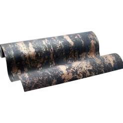 Vliestapete Metallic Anthrazit Kupfer HOMEFACTO:RI