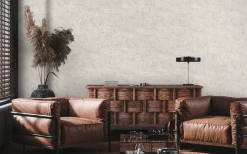 Vliestapete Metalloptik Beige Grau Gold Metallic 39657-4