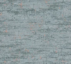 Vliestapete Metalloptik Blau Kupfer Metallic 39657-1