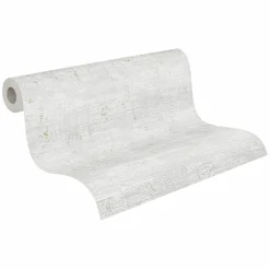 Vliestapete Metalloptik Grau Gold Metallic 39657-3