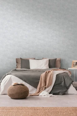 Vliestapete Metalloptik Grau Silber Metallic 39657-2