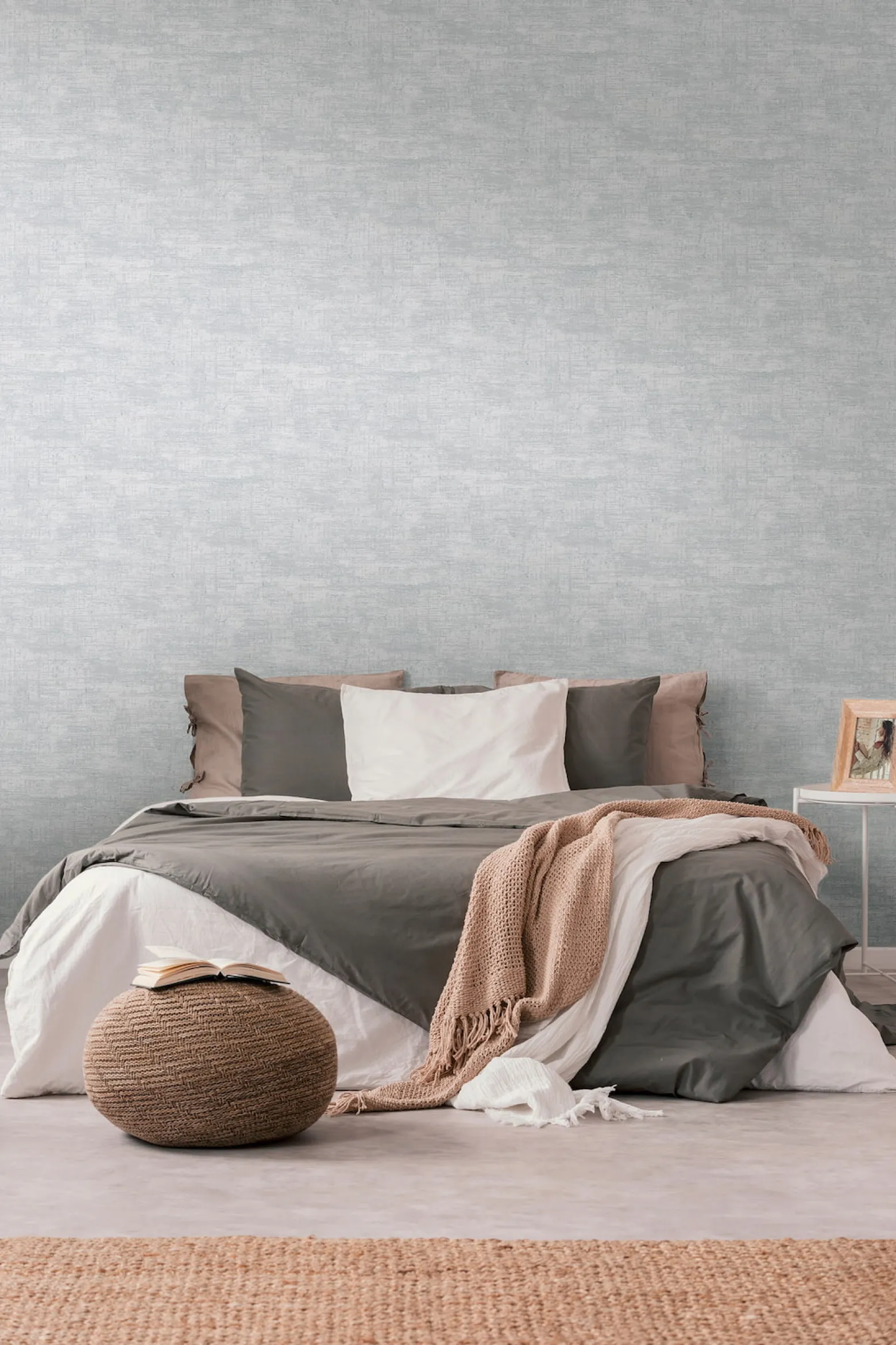 Vliestapete Metalloptik Grau Silber Metallic 39657-2