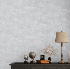 Vliestapete Metalloptik Grau Silber Metallic 39657-2
