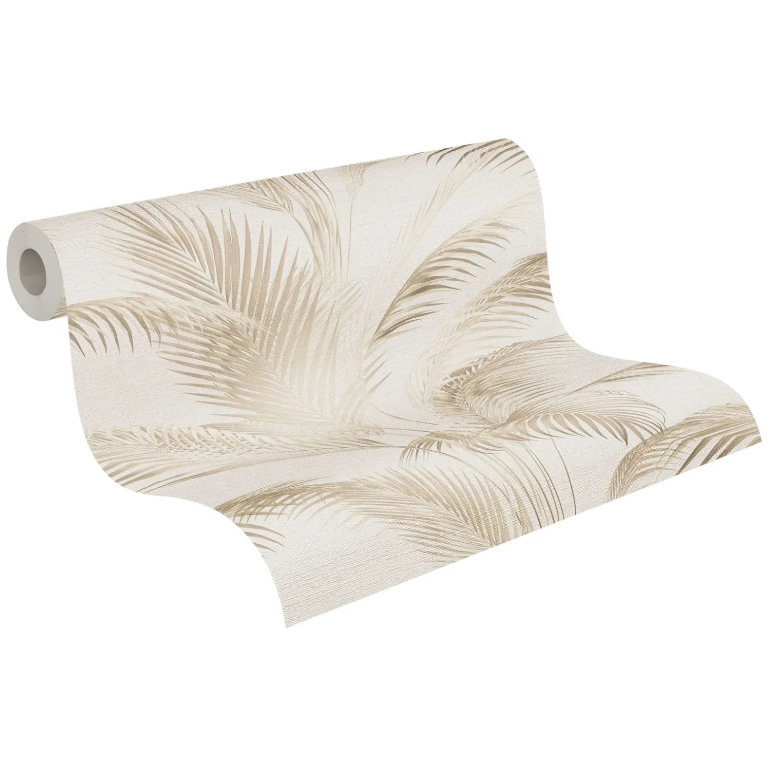 Vliestapete Michalsky Blätter Beige Creme Metallic 39980-1