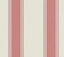 Vliestapete Michalsky Streifen Rot Creme 39983-1