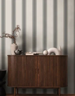 Vliestapete Michalsky Streifen Grau Beige 39983-2